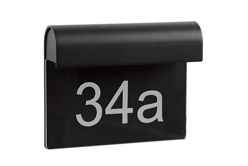 Lucide THESI LED - Wandlamp Binnen/Buiten - LED - 1x8W 3000K - IP54 - Zwart - uitgezet